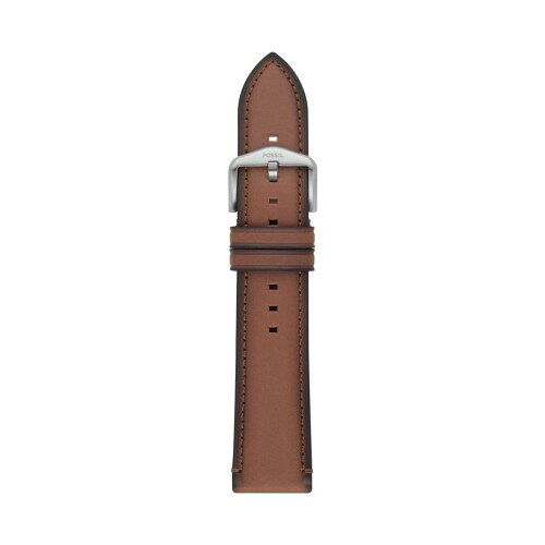 Mens - 22mm ミディアムブラウン エコレザーストラップ