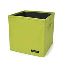スタイルデコール(STYLE Decor) ファブリックボックス Sサイズ (26cm×26cm) 無地オックス・リーフグリーン W4202800