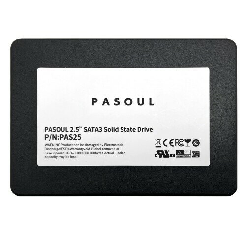 PASOUL SSD 256GB ¢2.5 SATA3.0 6GB/s˽ 3D NAND ɼ550MB/s 480MB 7mm