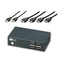 ラトックシステム(RATOC Systems) デュアルディスプレイ対応 HDMIパソコン切替器 RS-250UH2A