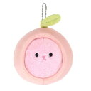 サンレモン ポッコとりんご キーチェーン うさぎ PK 9.5×6.5×11cm 動物 ぬいぐるみ ウサギ アニマル りんごのおうち P-9662