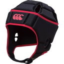 canterbury(カンタベリー) ヘッドギア HEADGEAR ヘッドギア AA09556 BR_ブラック/レッド XS