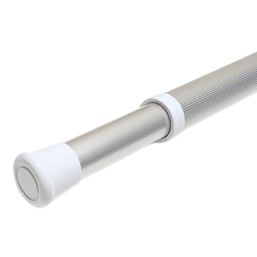 Rakuten - classico 浴室用 アルミ製 物干し竿 Classico 雫 しずくクラシコシズク 長さ 1260mm〜2000mm おしゃれ バスルーム 浴室乾燥 (シャインシルバー)