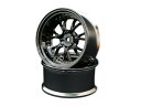 RC-ART SSR Professor MS3 WHEEL オフセット8(超深リム) ブラッククローム (2pcs)