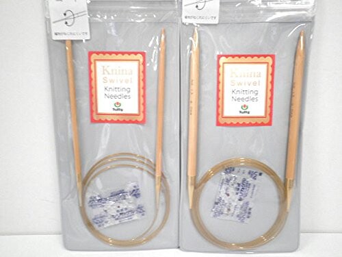 輪針 『Knina Swivel Knitting Needles(ニーナ スイベル ニッティング ニードルズ) 竹輪針 100cm 13号』 Tulip チューリップ mannishboy-24693438 マニッシュボーイ サンプル画像2