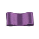 RibbonBon シルクダブルサテンリボン #038 パープル 24mm幅 巻(30m) 9サイズ50色展開