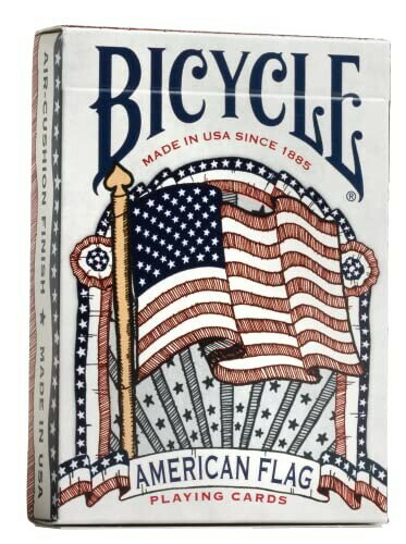 Bicycle マツイゲーミングマシン 自転車Americanテーマポーカーサイズスタンダードインデックストランプカード 1 PACK 1036202