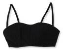 (リリーブラウン) Lingerie リブ/ライククロスストラップレスブラ LLCT224505 レディース BLK 01