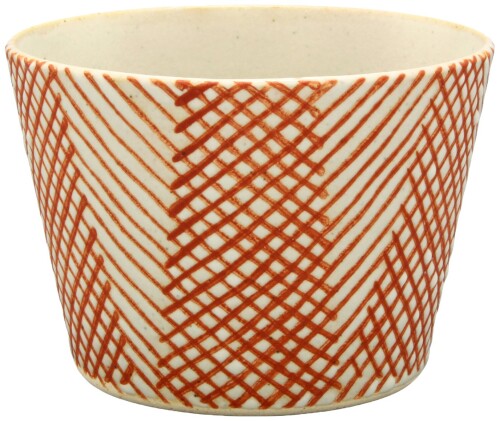 波佐見焼 勲山窯 印判 そば猪口 そばちょこ カップ KOUSHI 約直径9.5×高さ6.5cm 陶器 日本製 21122