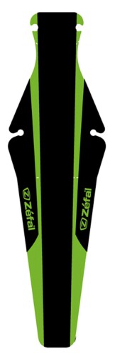 ゼファール(Zefal) 後フェンダー ブラック/グリーン SHIELD LITE M Y-4815