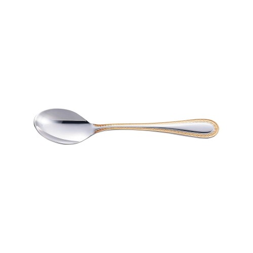 Noritake ノリタケ ミドル ティー スプーン 12cm ゴールドマーキス型 1本 ステンレス(部分金メッキ) 59Y/83AK