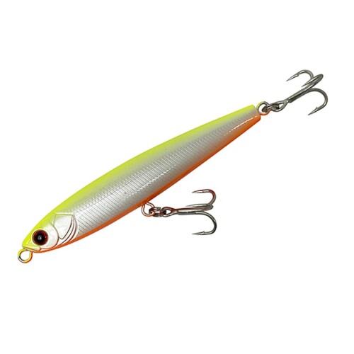 シンキングペンシル Great distance 100 チャートバック 抜群の飛距離で遠くの魚を狙い撃ちできるヘビーシンキングペンシルです。飛ぶことでルアーと魚の遭遇率が上がり、ヒットチャンスを生み出します。サーフや大型河川の河口域など飛距離が欲しい状況で活躍します。 抜群の飛距離で遠くの魚を狙い撃ちできるヘビーシンキングペンシルです。飛ぶことでルアーと魚の遭遇率が上がり、ヒットチャンスを生み出します。サーフや大型河川の河口域など飛距離が欲しい状況で活躍します。 商品コード20075170943商品名シンキングペンシル Great distance 100 チャートバックサイズ100mm / 28gカラーチャートバック※他モールでも併売しているため、タイミングによって在庫切れの可能性がございます。その際は、別途ご連絡させていただきます。※他モールでも併売しているため、タイミングによって在庫切れの可能性がございます。その際は、別途ご連絡させていただきます。