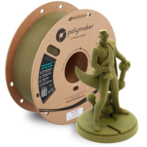 ポリメーカ(Polymaker)3Dプリンタ—用耐熱性フィラメント Polymaker HT-PLA-GF 1.75mm径 1kg巻 Polymaker HT-PLA-GF Army Green