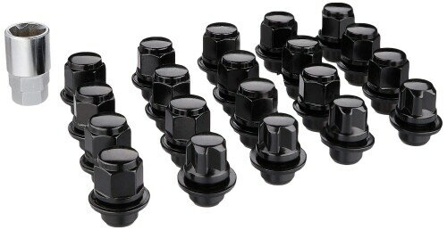 KYO-EI(協永産業)トヨタ純正平座アルミホイール専用マグタイプナット&ロックセット 21HEX M12×P1.5 ブラック 20個入り T0621B