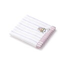 タオル美術館(Towel Museum) mofusand ストライプ ウォッシュタオル パープル うさにゃん 猫 可愛い 43-0071080 約34×35c...