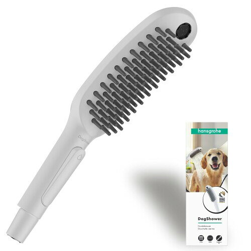 犬用シャワーヘッド、犬用シャワー、犬用、犬、ペット、シャワーヘッド、ドッグシャワー、中型犬、大型犬、お風呂、シリコン、DogShower150MW、ハンスグローエ ペット用ハンドシャワー シャワーヘッド直径: 150 mm シャワーモード: ファースプレー/fur spray,レッグスプレー/ leg spray,パウスプレー/ paw spray 最大流量 3bar 時: 9,5 リットル/分 長さ15mmの樹脂製のソフトなマッサージノズル ご自宅の浴室シャワーホースへ工具不要で簡単に装着可、人間工学に基づいたデザインで背面のセレクトボタンで水流切替、手元のワイドなボタンでブースト切替も可 商品コード20081346095商品名犬用シャワーヘッド、犬用シャワー、犬用、犬、ペット、シャワーヘッド、ドッグシャワー、中型犬、大型犬、お風呂、シリコン、DogShower150MW、ハンスグローエ型番26640700カラーホワイト※他モールでも併売しているため、タイミングによって在庫切れの可能性がございます。その際は、別途ご連絡させていただきます。※他モールでも併売しているため、タイミングによって在庫切れの可能性がございます。その際は、別途ご連絡させていただきます。