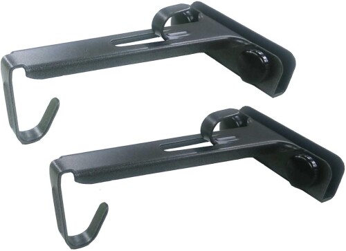 すだれ ハンガー ブロンズ 2個入り ベランダ 軒下用 耐荷重3Kg (2個使用時) 取付簡単 工具不要 水勘製簾所