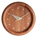 エルコミューン 壁掛け時計 Dowel Circle NXT-J029