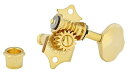 GOTOH ギターペグ クルーソンタイプ オープンギア 06Mボタン 3+3 ゴールド(27362GX) SE770-06M-GG