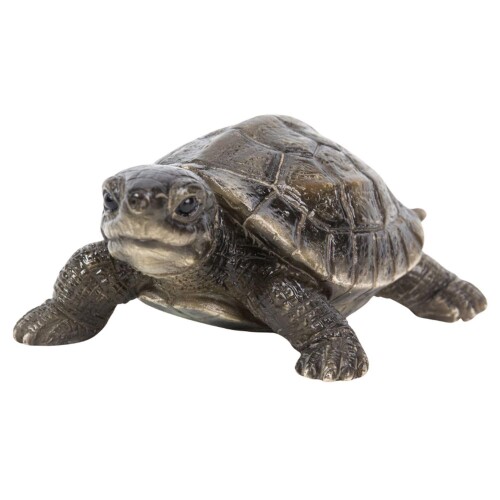 ウービア カメの文鎮マグネット 7×5×3cm 人形 フィギュア 置き物 アニマル 動物 ガーデン 装飾 リアル かわいい 亀 H17341