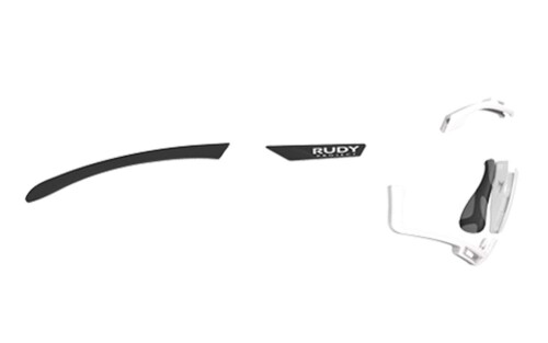 (ルディプロジェクト) RUDYPROJECT スポーツサングラスアクセサリー CUTLINE カットライン ホワイト/ブラック/グレイブラック テンプルラバー(1セット) エルゴノーズIX(1セット) エンブレム(1セ