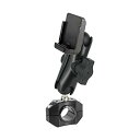REC-MOUNTS Bike用 ナビマウントセット ゴリラ 適合A用 NVP-TQ21 NVP-T20CA-PTQ22D CA-PT20D 対応ナビ用 対応クランプ径22.2/25.4mm用 (アームM(94mm), ベースマウント(シルバー)(2)
