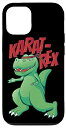 iPhone 12/12 Pro Karat-Rex 空手奏者 面白空手T-レックス スマホケース