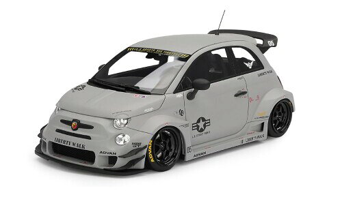 サンリッチ (Sunrich) TOP SPEED 1/18 アバルト 595 LB-WORKS x Abas Works Fighters 完成品 TS0622