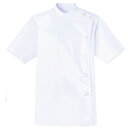 (アルベ) アルべ ケーシージャケット 女性用 美容 理容 定番 シンプル 制服 作業着 白衣 半袖 ポケット付 MB1015 C-1 ホワイト 17号