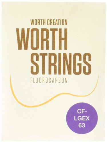 Worth Strings CF-LGEX ウクレレ弦 クリアファット Low-GEX 63インチ フロロカーボン