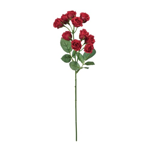 東京堂(Tokyodo) 造花 パールローズ #003レッド 花径2.5〜3×L35×W10cm 1入 FM000124-003