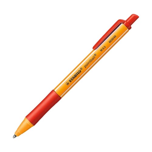 Rakuten - スタビロ 油性ボールペン ポイントボール 0.5mm レッド 2本 B6030-40