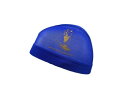 AQUASPHERE アクアスフィア SWIM JUNKY スイムジャンキーメッシュキャップ SAMURAI.BLUE/GOLD (Mサイズ:頭囲50~55cm) 254040