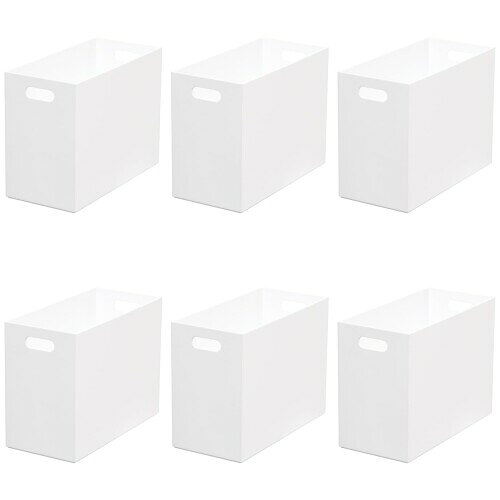 JEJアステージ ワイドボックス ホワイト 文房具 事務所 書類 用紙 オフィス ファイル 6個セット