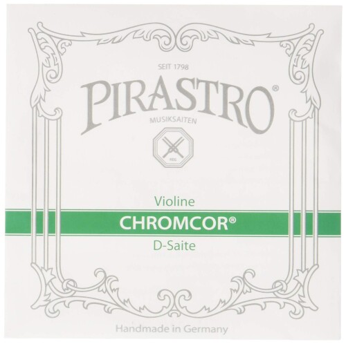 PIRASTRO CHROMCOR クロムコア バイオリン弦 D線 スチール 4/4 クロムスチール巻 3193