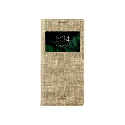 Smartist ViLi DMX Plain Window iPhone8 Plus iPhone7 Plus 対応 手帳型 薄型 スリム 軽量 窓付き ケース シンプル スタンド機能 カード収納 装備 ゴールド CIH8P-BFVLPlainWD-GD