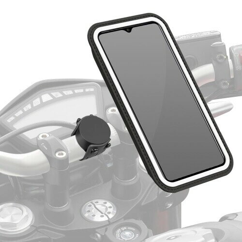 シェイプハート(SHAPEHEART) バイク 自転車 マウント マグネット MOTO(Mag ベーシックバー マウントセット) XL Φ29mm〜49mm 携帯 強力 磁石 ストラップ付き 振動吸収 原付 オートバイ マウンテン
