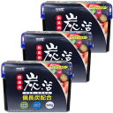冷蔵庫・野菜室用 脱臭剤 炭活 植物系消臭剤配合 ゲルタイプ 大型 240g×3個セット
