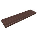 南海プライウッド 飾り棚 リブニッチ ストレートタイプ ダークウォールナット 40×155×720mm LNS4107-DJ
