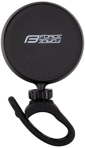 FORCE(フォース) 自転車用 ミラー グリップエンド ゴムバンド取付けタイプ ブラッ...