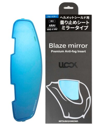 Other - MITSUBA(ミツバサンコーワ) 曇り止め ピンロックシート バイク ヘルメット Arai VAS-V MV ミラーブルー ULOOK UL-01MB01