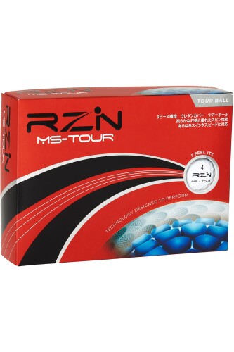RZN Golf ゴルフボール 3ピース MS-TOUR 1ダース(12個入り) レジンゴルフ