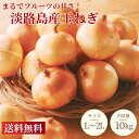 【送料無料】淡路島 玉ねぎ 10kg/20kg|極甘・晩生・新鮮! 淡路島たまねぎ 淡路産 淡路 国産たまねぎ 玉葱 タマネギ|秀品・高糖度で生食OK|スープ・サラダ・加熱料理に◎|贈答・ギフト・業務用・家庭用に最適な大容量人気野菜!