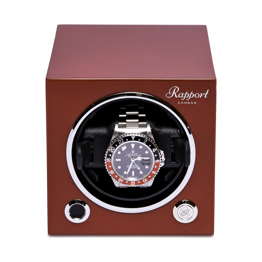 ラポート ロンドン(Rapport LONDON) Evolution Cube Watch Winder Crimson Red