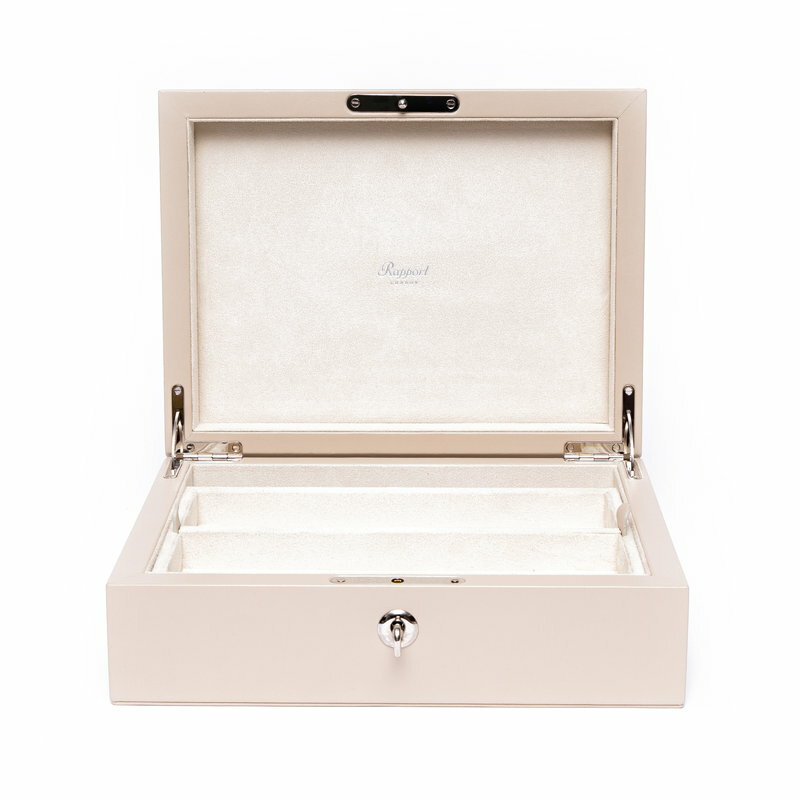 ラポート ロンドン(Rapport LONDON) Jessica Jewellery Box in Lamb