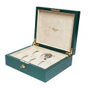 ラポート ロンドン(Rapport LONDON) Green Crocodile Effect Leather Watch Box