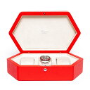 ラポート ロンドン(Rapport LONDON) Portobello Three Watch Box in Ruby