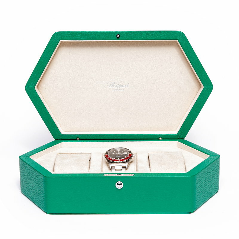 ラポート ロンドン(Rapport LONDON) Portobello Three Watch Box in Jungle