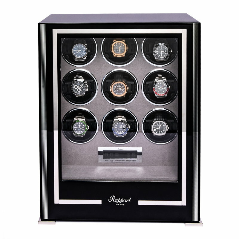 ラポート ロンドン(Rapport LONDON) Paramount Nine Watch Winder Black