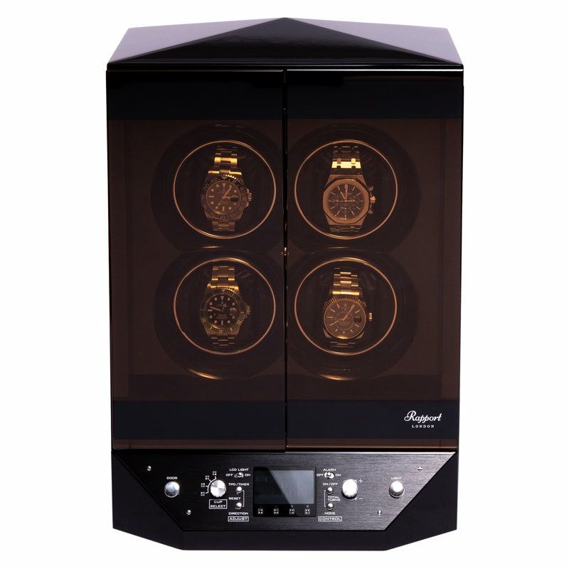 ラポート ロンドン(Rapport LONDON) Templa Ebony Quad Watch Winder